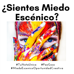 Charlas Gratuitas. Talleres. Sesiones Personales y Grupales. ¿Sientes miedo escénico? Angustia, bloqueos, inseguridad, ansiedad antes de entrar a escena. Herramientas teatrales para superar el miedo escénico y disfrutar de tu puesta en escena para músicos, cantantes, instrumentistas, directores, productores musicales. Profesionales y amateurs. Pao Goso. #MiedoEscenicoOportunidaCreativa Transformando el sentir...